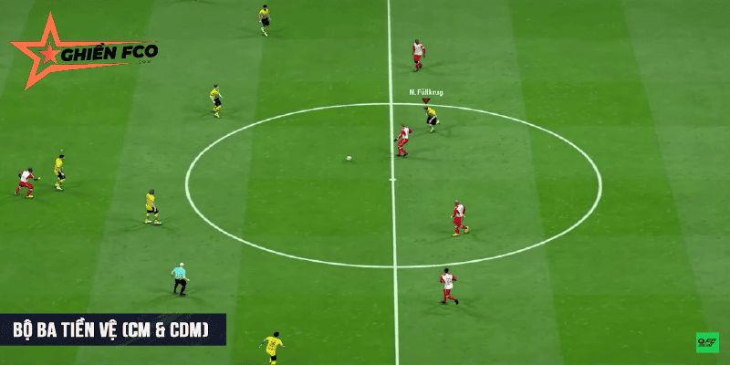 Bộ 3 tiền vệ CM&CDM