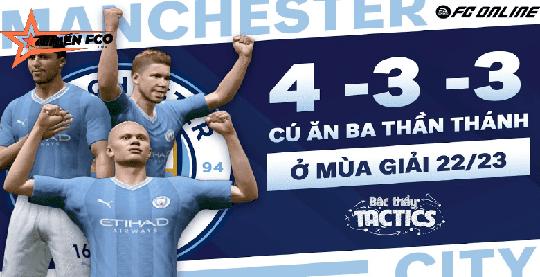 Cú ăn ba thần thánh của Manchester City ở mùa 22/23