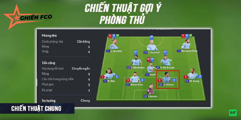 Lối chơi phòng ngự và tấn công khi không có bóng