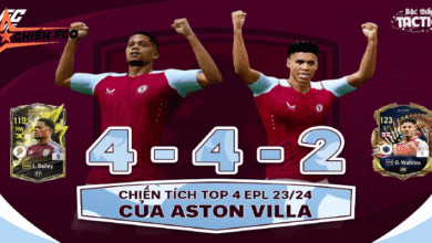 Cùng Aston Villa Lọt Vào Top 4 Premier League 23/24