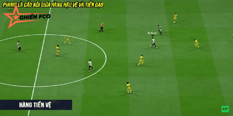 Hàng tiền vệ cơ động và kiểm soát trận đấu