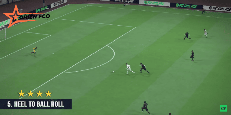 Kỹ thuật Heel To Ball Roll – Cầm bóng vượt qua đối thủ cực kỳ linh hoạt
