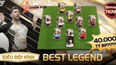 Đội hình LỰC NHẤT mùa BEST LEGENDS lên đến 40.000 TỶ BP?