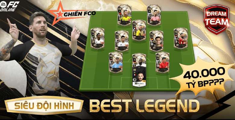 Đội hình LỰC NHẤT mùa BEST LEGENDS lên đến 40.000 TỶ BP?