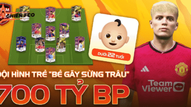 Tổ đội TRAI TRẺ "BẺ GÃY SỪNG TRÂU" 700 TỶ BP - Đội hình Dream Team U22 mạnh mẽ trong FC Online