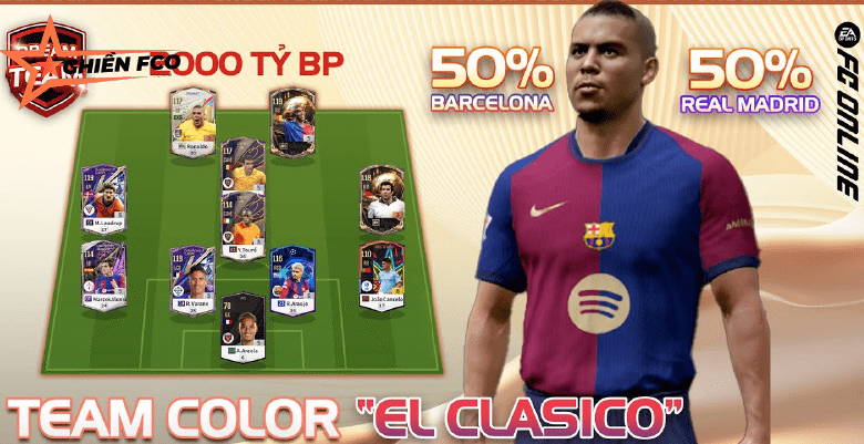 Tập build team "EL CLASICO" có một không hai với giá 2000 TỶ BP | FC Online
