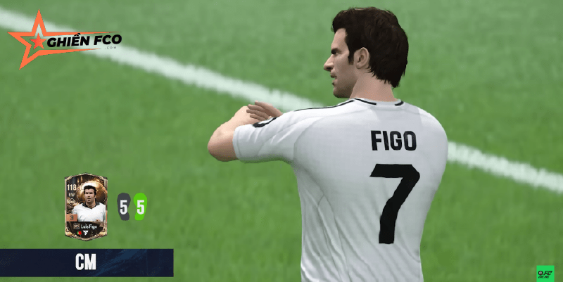 Tiền vệ CM: Luis Figo (Mùa BDO)