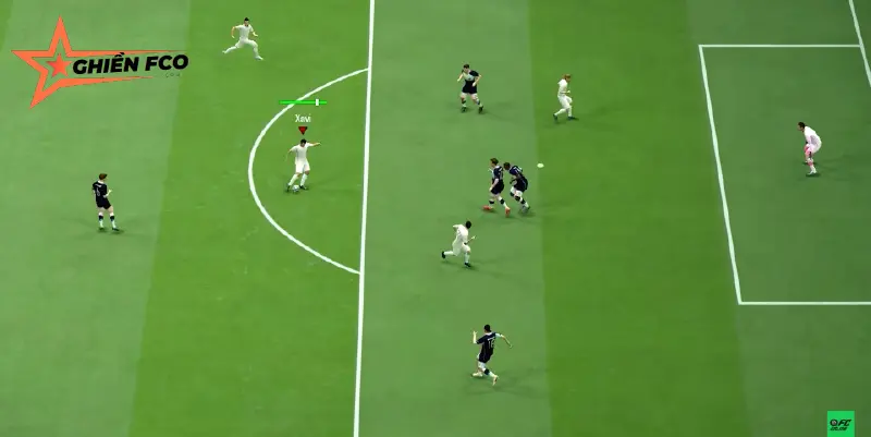 Xavi là nhạc trưởng trong đội hình, với khả năng điều phối bóng tuyệt vời