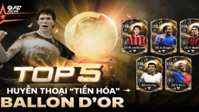 TOP 5 HUYỀN THOẠI "TIẾN HÓA" MÙA BALLON D'OR | FC ONLINE - YouTube